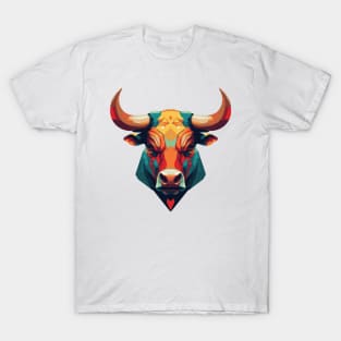 Bull head pop art portrait T-Shirt